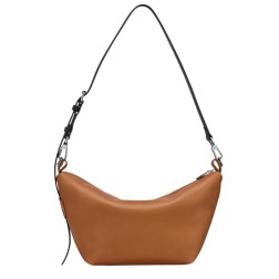 LONGCHAMP LE SLOUCHY CUIR SAC BANDOULIÈRE S CAJOU