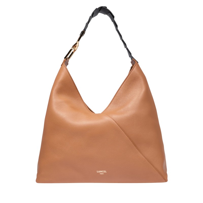 SAC HOBO PAGODE DE LANCEL CAMEL/NOIR LANCEL SAC HOBO PAGODE DE LANCEL CAMEL/NOIR LANCEL