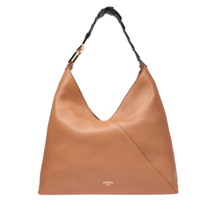 SAC HOBO PAGODE DE LANCEL CAMEL/NOIR LANCEL