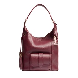 SAC HOBO ZIPPÉ M PREMIER FLIRT CASSIS LANCEL