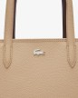 SAC CABAS ZIPPÉ ANNA VIENNOIS PUCE LACOSTE