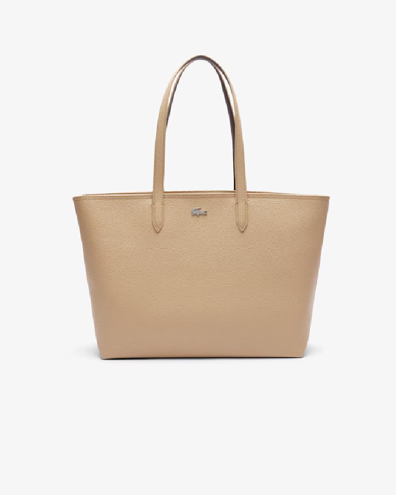 SAC CABAS ZIPPÉ ANNA VIENNOIS PUCE LACOSTE