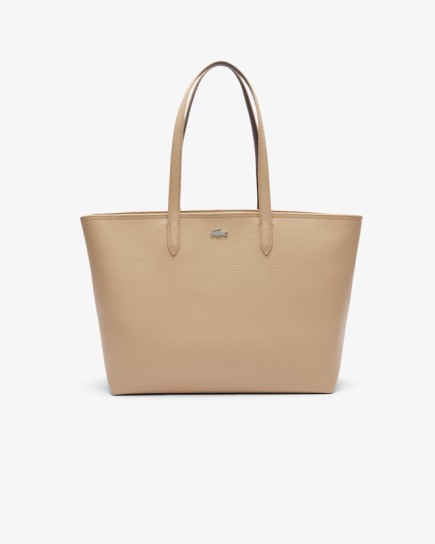 SAC CABAS ZIPPÉ ANNA VIENNOIS PUCE LACOSTE