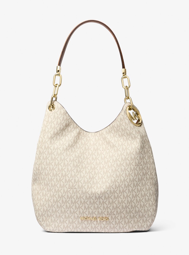 SAC PORTÉ ÉPAULE LILLIE VANILLE/NOISETTE MK