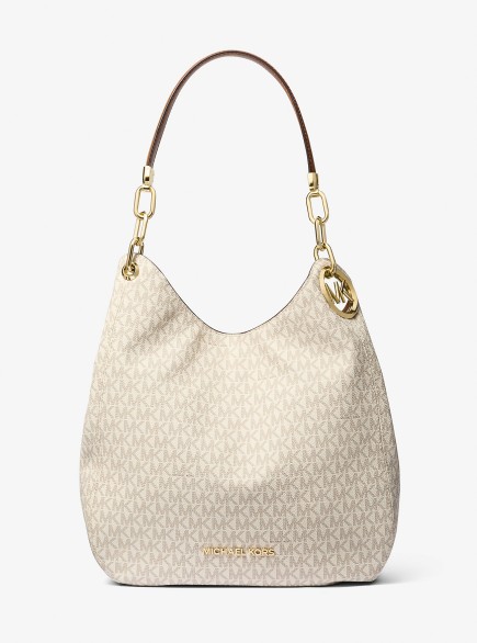 SAC PORTÉ ÉPAULE LILLIE VANILLE/NOISETTE MK