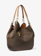 SAC PORTÉ ÉPAULE LILLIE BRONZE/NOISETTE MK