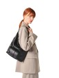SAC HOBO ZIPPÉ M PREMIER FLIRT NOIR/NICKEL LANCEL