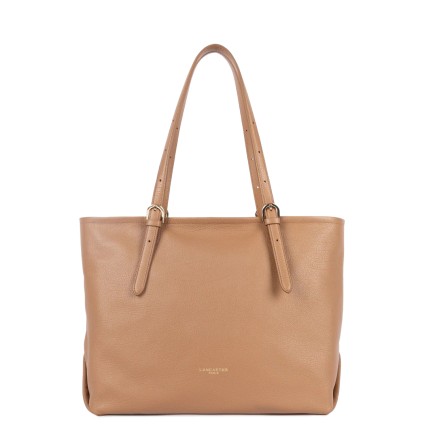 SAC CABAS ÉPAULE DUNE CAMEL LANCASTER