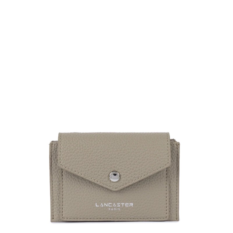 PORTE-CARTES MAYA DOUBLE KBA GALET FONCÉ LANCASTER