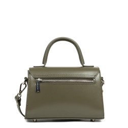 PETIT SAC PORTÉ MAIN SUAVE EVEN KAKI FUMÉ LANCASTER