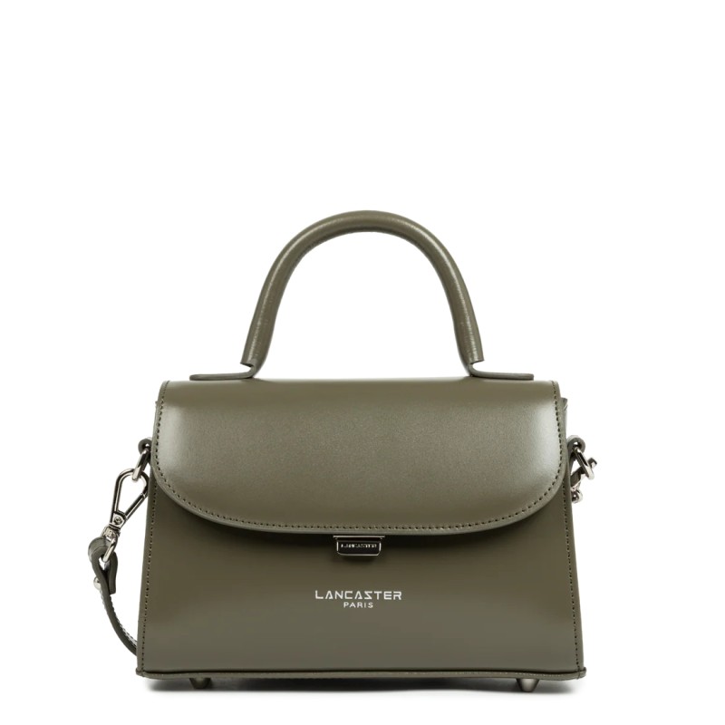 PETIT SAC PORTÉ MAIN SUAVE EVEN KAKI FUMÉ LANCASTER