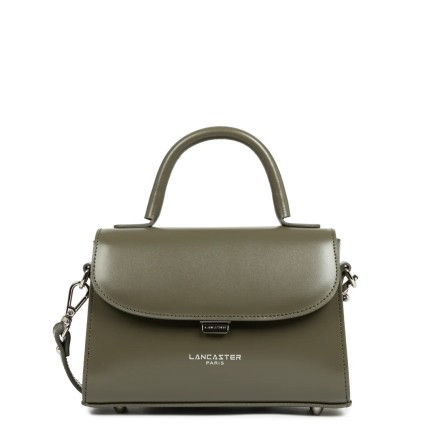 PETIT SAC PORTÉ MAIN SUAVE EVEN KAKI FUMÉ LANCASTER