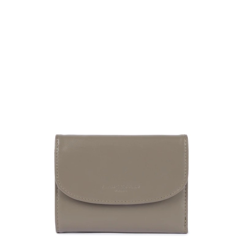 PORTEFEUILLE DOS À DOS PARIS PM GALET FONCÉ LANCASTER