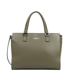 SAC À MAIN SMOOTH KAKI FUMÉ LANCASTER