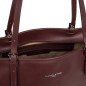 SAC SHOPPING SMOOTH BORDEAUX LANCASTER