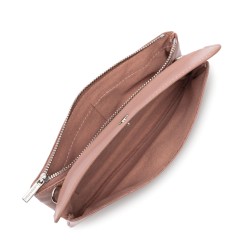DOUBLE POCHETTE SOFT PM ROSE CENDRE LANCASTER