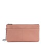 DOUBLE POCHETTE SOFT PM ROSE CENDRE LANCASTER DOUBLE POCHETTE SOFT PM ROSE CENDRE LANCASTER