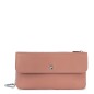 DOUBLE POCHETTE SOFT PM ROSE CENDRE LANCASTER DOUBLE POCHETTE SOFT PM ROSE CENDRE LANCASTER