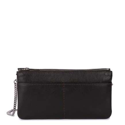 DOUBLE POCHETTE SOFT PM MARRON LANCASTER