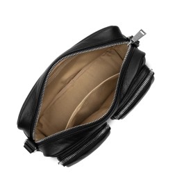 SAC TROTTEUR SOFT CARAMELLA NOIR LANCASTER