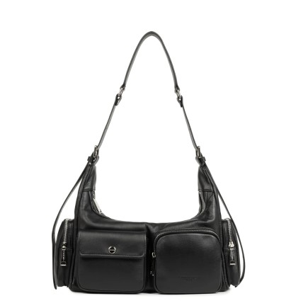 SAC BESACE CARAMELLA NOIR LANCASTER
