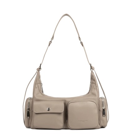 SAC BESACE CARAMELLA GALET FONCÉ LANCASTER