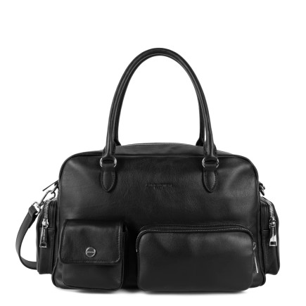 SAC À MAIN BOWLING CARAMELLA NOIR LANCASTER