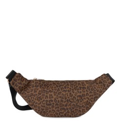 SAC BANANE ZIPPÉ JUNGLE CAMEL LÉOPARD LANCASTER