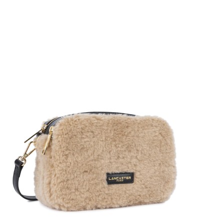 SAC TROTTEUR MOUMOUTE BEIGE NOIR LANCASTER