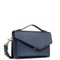 SAC TROTTEUR BLEU MER LANCASTER X ZOÉ EN CUIR DE VACHETTE RECYCLÉ