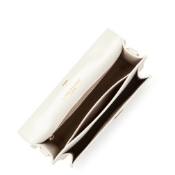 SAC TROTTEUR BLANC LANCASTER X ZOÉ EN CUIR DE VACHETTE RECYCLÉ