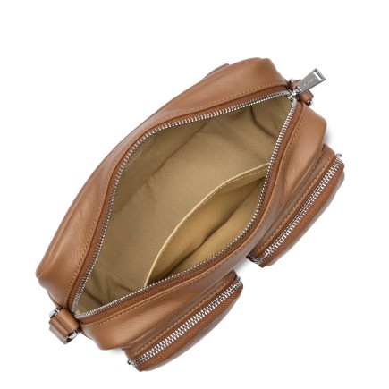 SAC TROTTEUR SOFT CARAMELLA CAMEL LANCASTER