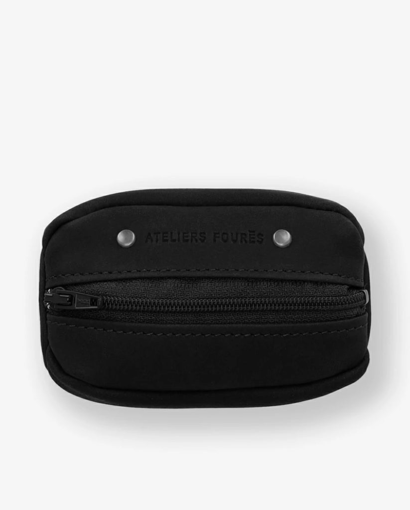 GRAIN DE CAFÉ EN CUIR HECTOR CB AU DOS NOIR FOURES GRAIN DE CAFÉ EN CUIR HECTOR CB AU DOS NOIR FOURES