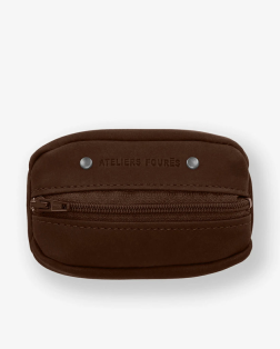 GRAIN DE CAFÉ EN CUIR HECTOR CB AU DOS COGNAC FOURES