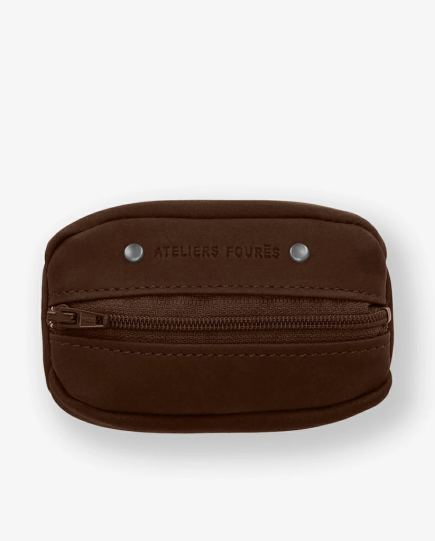 GRAIN DE CAFÉ EN CUIR HECTOR CB AU DOS COGNAC FOURES