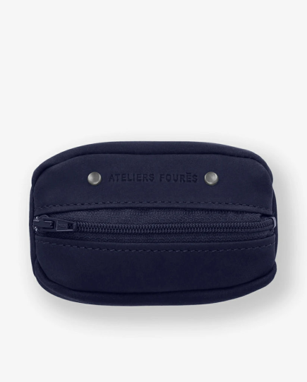 GRAIN DE CAFÉ EN CUIR HECTOR CB AU DOS MARINE FOURES