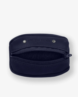 GRAIN DE CAFÉ EN CUIR HECTOR CB AU DOS MARINE FOURES