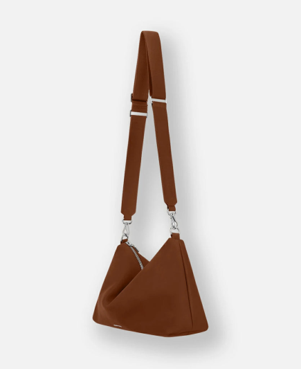 SAC PORTÉ CROISÉ ILIADE GRAND FORMAT FAUVE FOURÉS