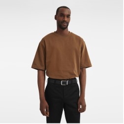 LONGCHAMP LE FOULONNÉ CEINTURE HOMME MOKA/NOIR