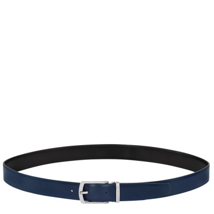 LONGCHAMP DELTA BOX CEINTURE HOMME NOIR/MARINE