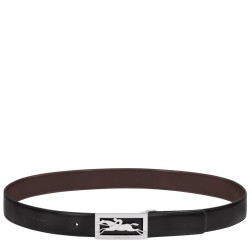 LONGCHAMP DELTA BOX CEINTURE HOMME NOIR/MOKA