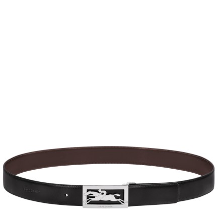 LONGCHAMP DELTA BOX CEINTURE HOMME NOIR/MOKA