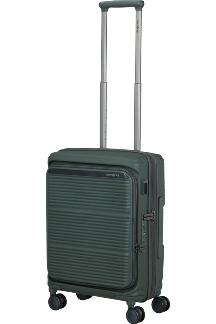 VALISE 4 ROUES CABINE EXTENSIBLE 55CM PARALUX VERT OLIVE SAMSONITE