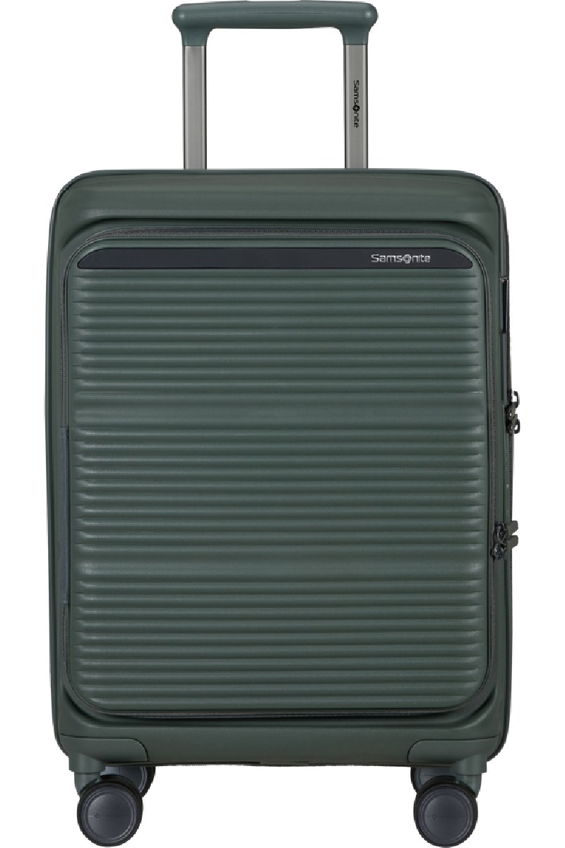 VALISE 4 ROUES CABINE EXTENSIBLE 55CM PARALUX VERT OLIVE SAMSONITE