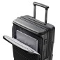 VALISE 4 ROUES CABINE EXTENSIBLE 55CM PARALUX NOIR SAMSONITE