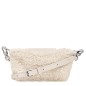 LONGCHAMP LE PLIAGE SHEARLING POCHETTE XS ÉCRU LONGCHAMP LE PLIAGE SHEARLING POCHETTE XS ÉCRU