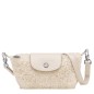 LONGCHAMP LE PLIAGE SHEARLING POCHETTE XS ÉCRU LONGCHAMP LE PLIAGE SHEARLING POCHETTE XS ÉCRU