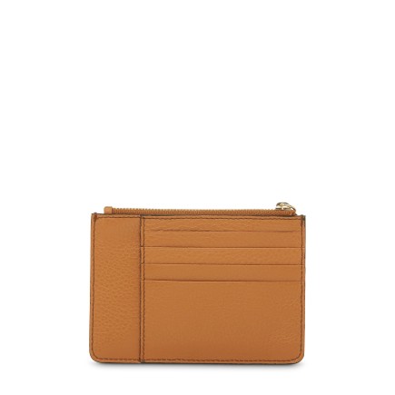 PORTE CARTES ZIPPÉ PREMIER FLIRT CAMEL LANCEL