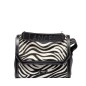 SAC À RABAT M NINON DE LANCEL ZEBRA MANIA NOIR/BLANC