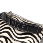 SAC À RABAT M NINON DE LANCEL ZEBRA MANIA NOIR/BLANC
